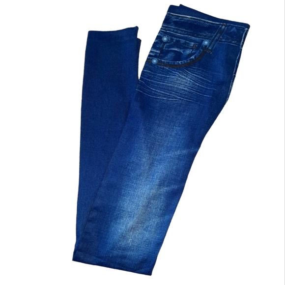 High waisted leggings  jeggings. Good for mommy pooch postpartum - Picture 3 of 5